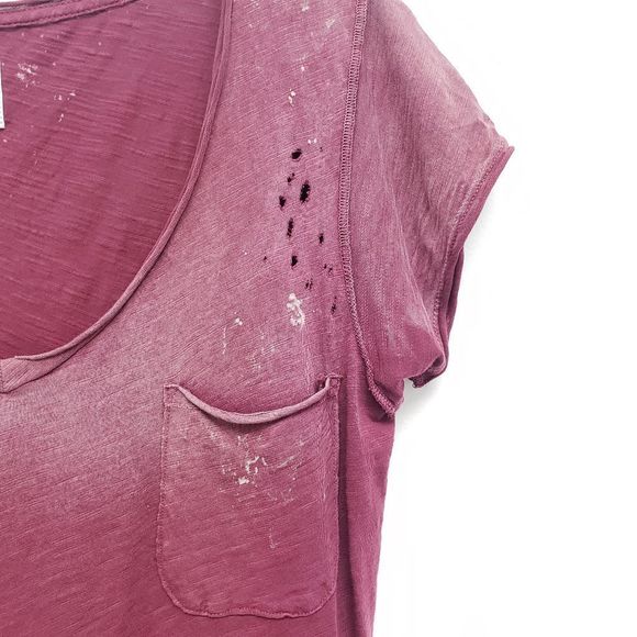 NSF Destroyed Bleached TShirt Size Extra Small - Picture 3 of 11